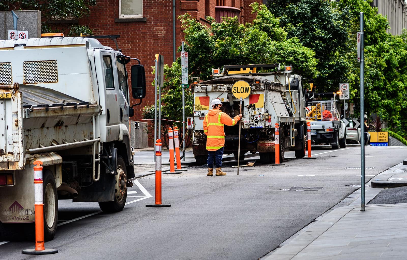 Night works traffic management